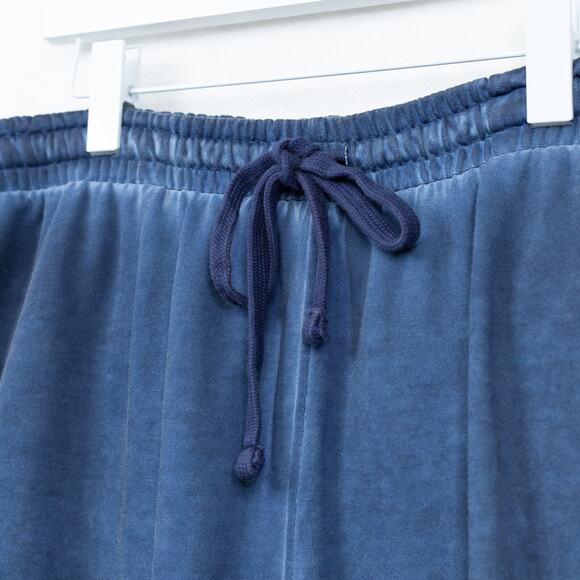SUN & STONE Drawstring Jogger Sweat Pants Indigo Mineral Wash Mens Sz XL - Picture 3 of 9